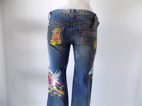 1990s Dolce & Gabbana Hawaii Denim Jeans NWOT 